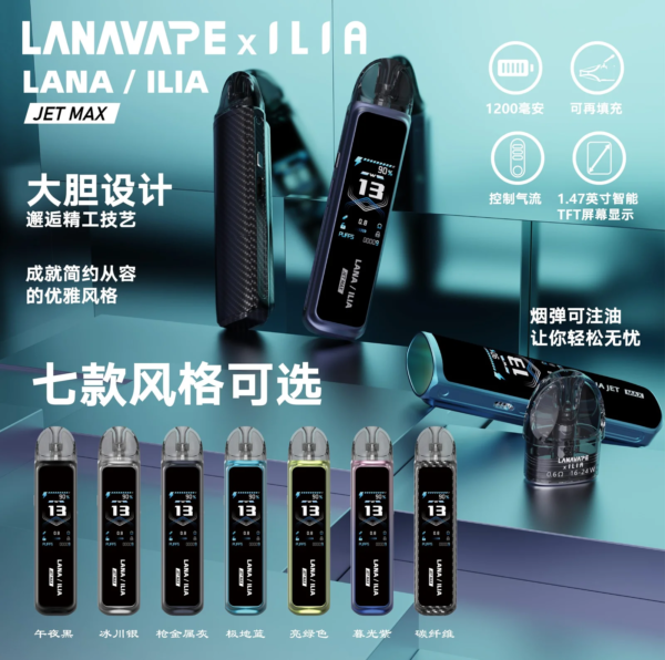 LANA/ILIA Jet Max套裝側註油大煙主機